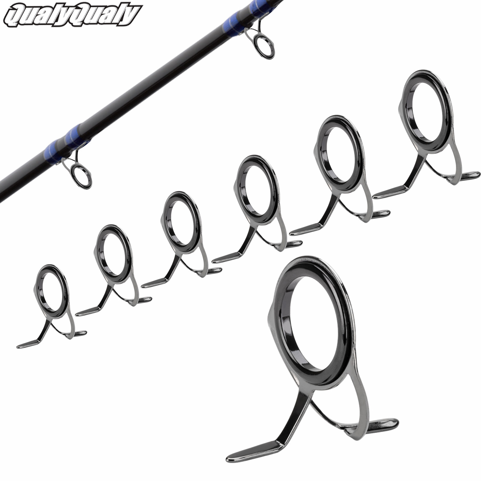 Fishing Rod Casting - 7 Buah Kit Perbaikan Panduan Joran