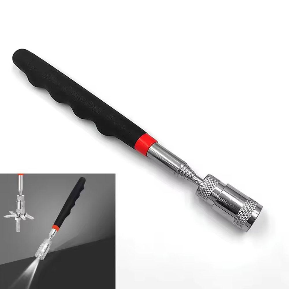 Fishing Rod Travel - Pena Magnetik Teleskopik dengan Lampu LED,