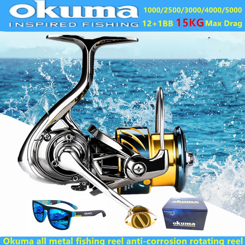 Okuma Reel Pancing Logam Penuh - Shimano Reel Stradic ulasan dan harga
