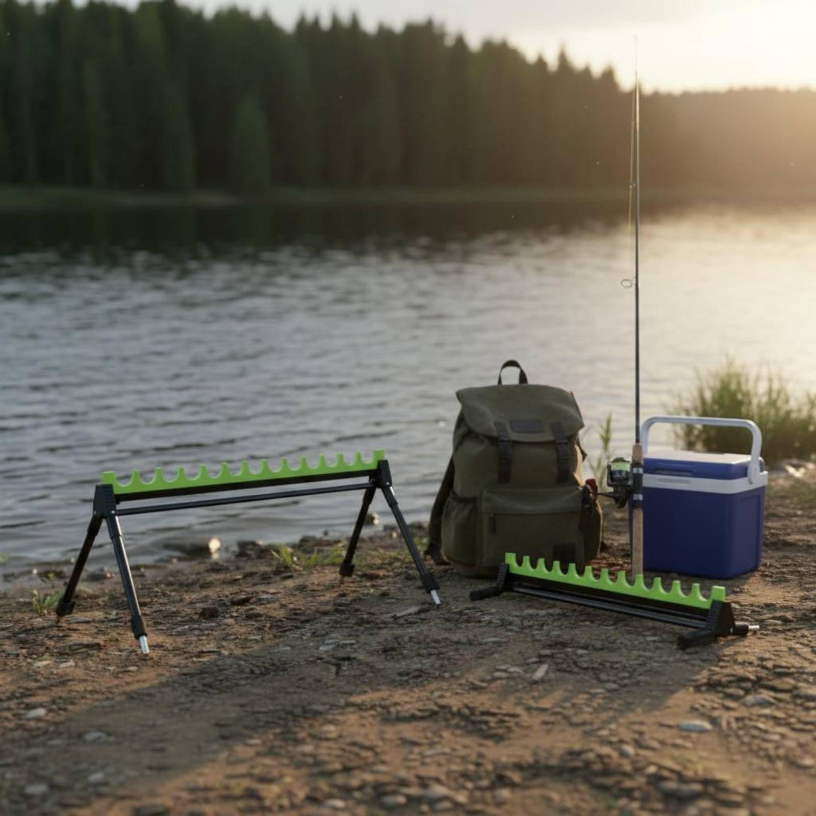 Penyangga Joran Pancing Telesk - Fishing Rod Rack ulasan dan harga