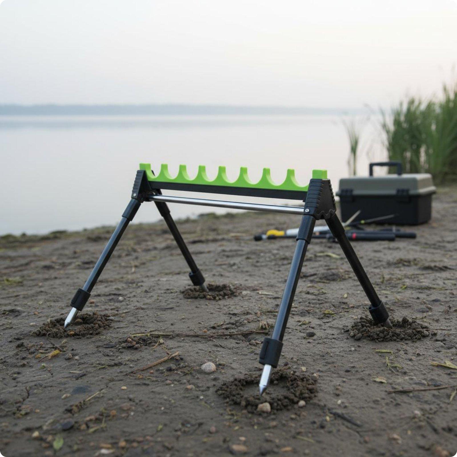 Penyangga Joran Pancing Telesk - Fishing Rod Rack ulasan dan harga