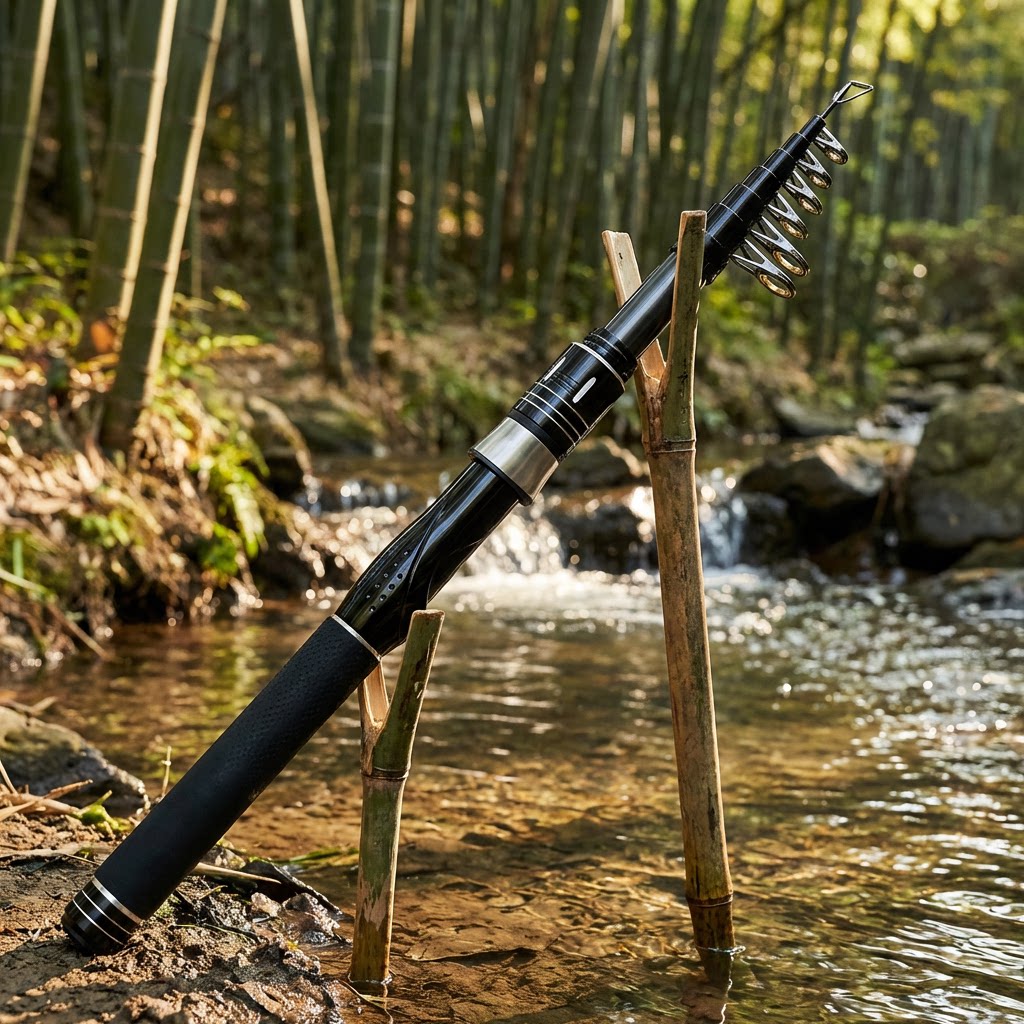 Joran Pancing Karbon Teleskopi - Fishing Rod Travel ulasan dan harga