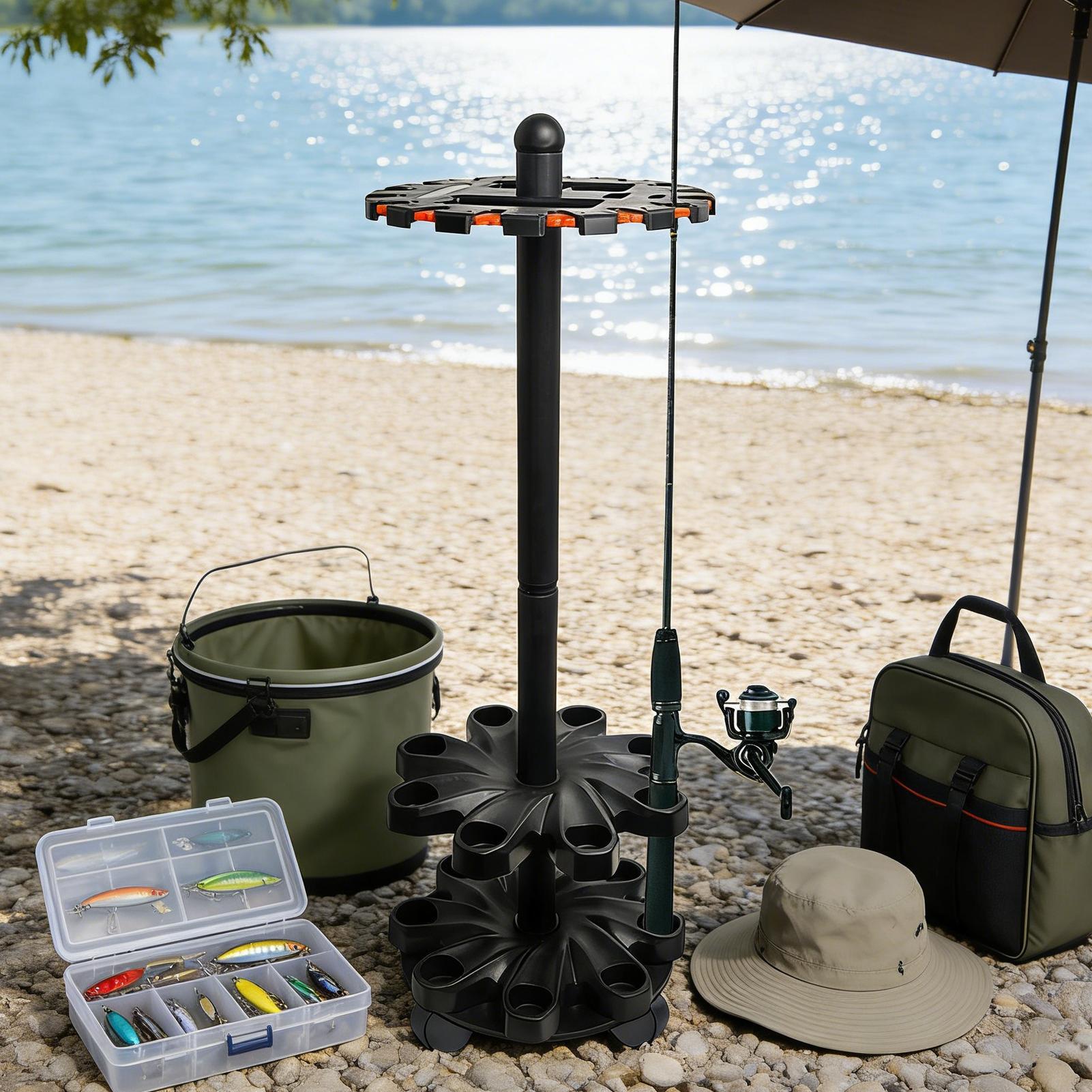 Rak Joran Pancing, Penyangga V - Fishing Rod Travel ulasan dan harga