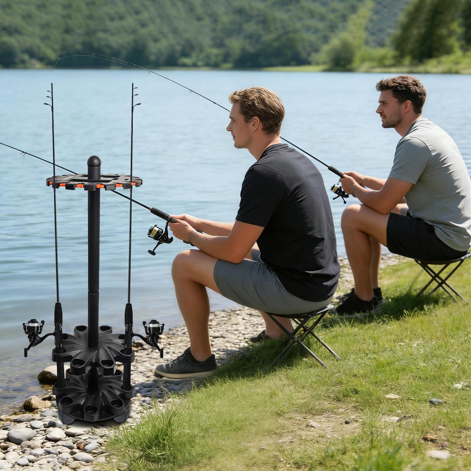 Rak Joran Pancing, Penyangga V - Fishing Rod Travel ulasan dan harga