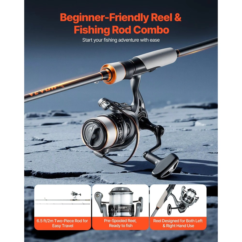 Kombo Joran Pancing Karbon Fib - Fishing Rod Combo ulasan dan harga