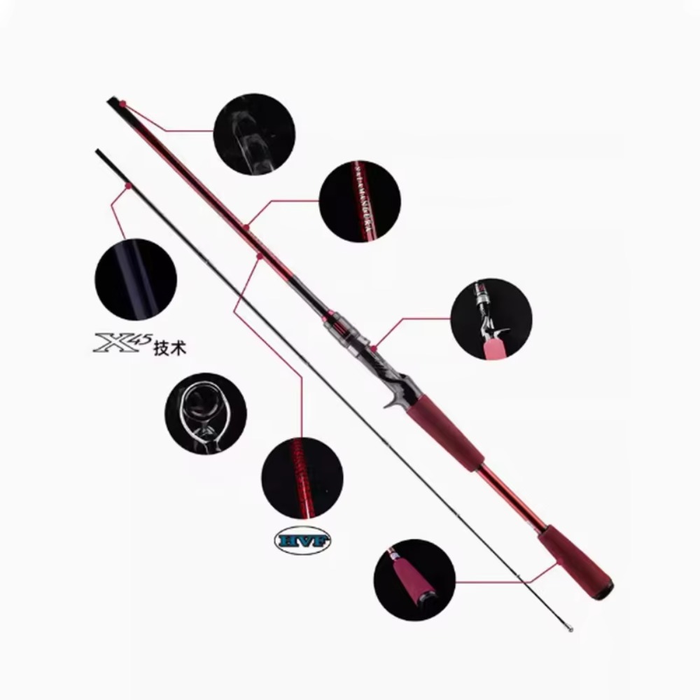 Joran Pancing Serat Karbon unt - Fishing Rod Spinning ulasan dan harga