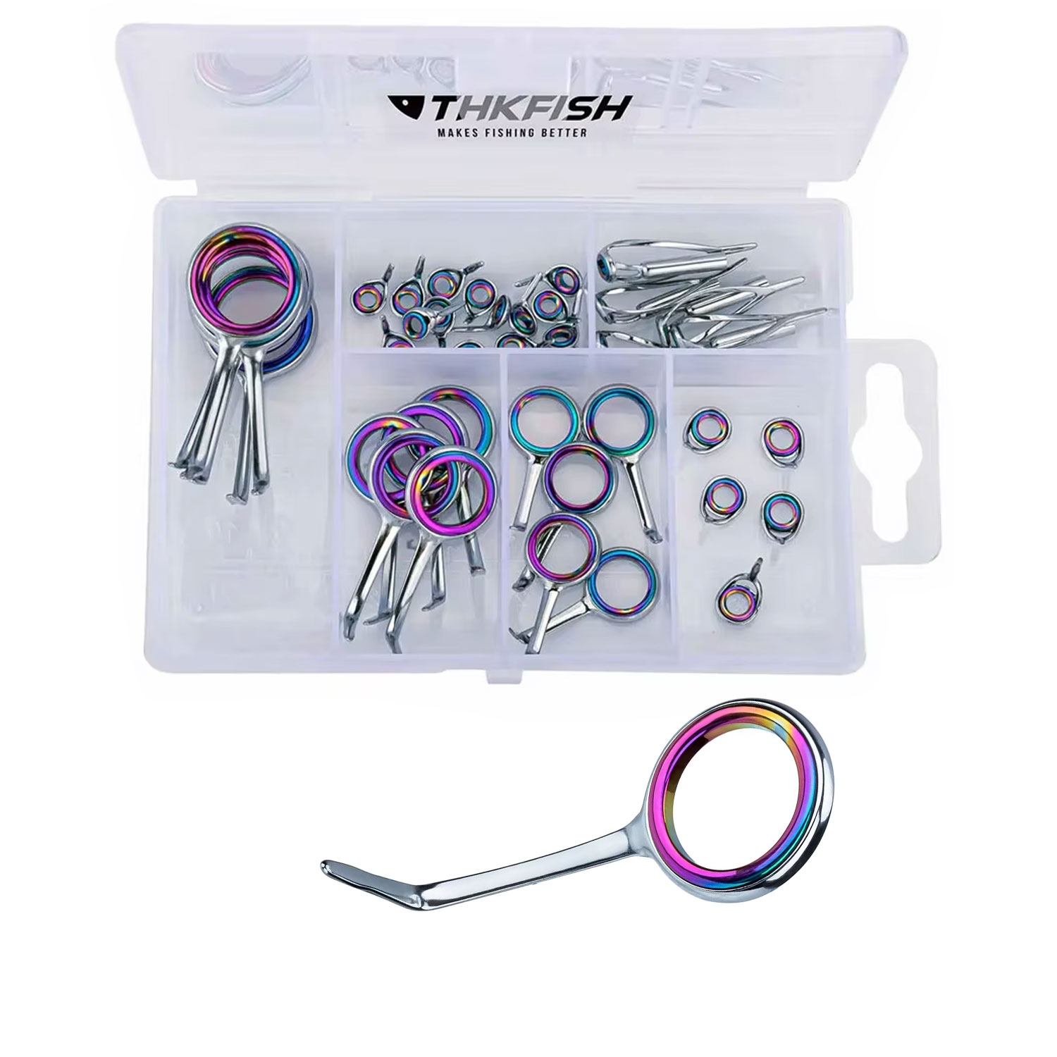 Set joran pancing warna-warni  - Fishing Rod Building Kit ulasan dan harga