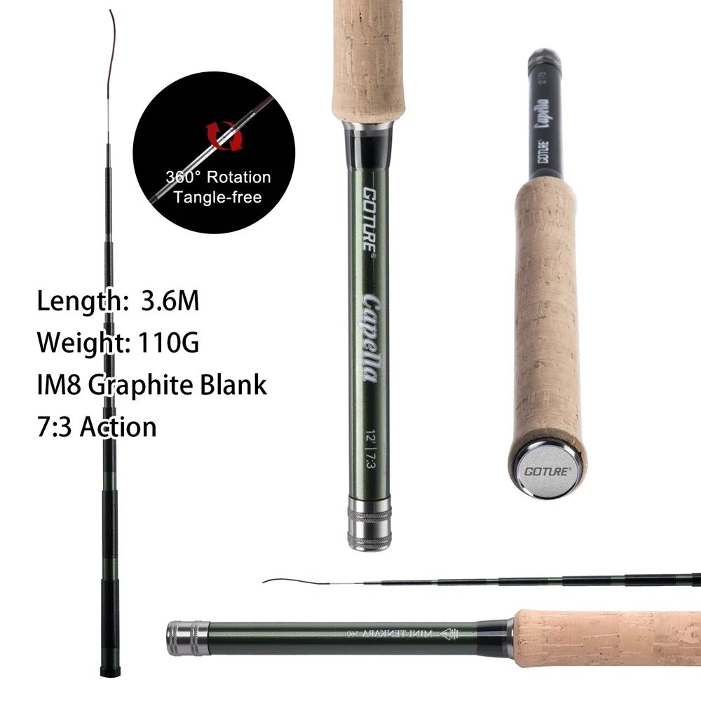 Goture 12FT Kombinasi Joran Pa - Fishing Rod Combo ulasan dan harga